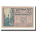 Banknot, Austria, Lambrechten O.Ö. Gemeinde, 10 Heller, Texte, 1920