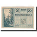 Banknot, Austria, Lambrechten O.Ö. Gemeinde, 20 Heller, texte 1, 1920