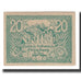 Geldschein, Österreich, Grünburg O.Ö. Gemeinde, 20 Heller, Texte, 1920