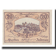 Banconote, Austria, Judenau N.Ö. Marktgemeinde, 20 Heller, texte 1, SPL-