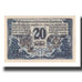 Banconote, Austria, Lambach O.Ö. Marktgemeinde, 20 Heller, texte 1, 1920