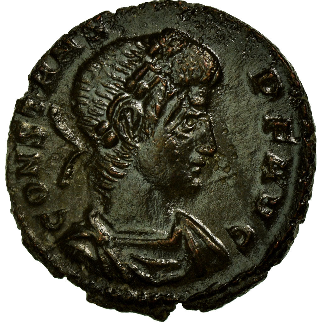 Münze, Constans, Nummus, Trier, SS+, Kupfer, Cohen:65