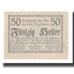 Geldschein, Österreich, Mettmach O.Ö. Gemeinde, 50 Heller, valeur faciale 2