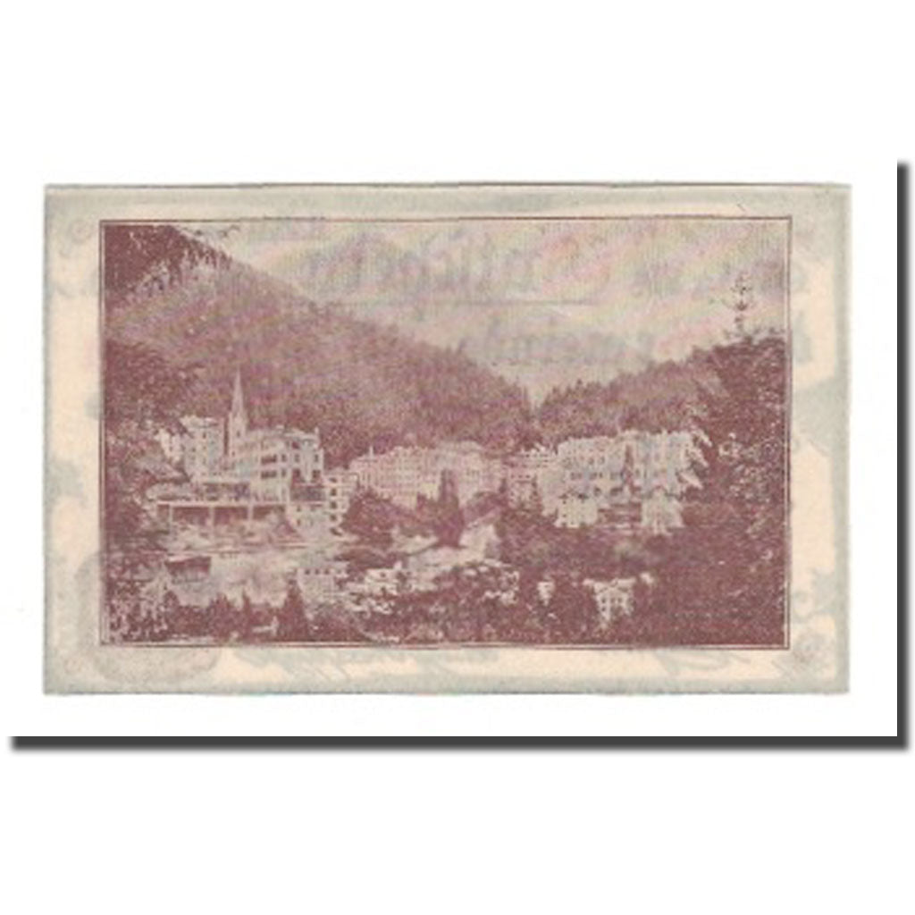 Geldschein, Österreich, Bad Gastein Sbg. Gemeinde, 10 Heller, paysage, 1920
