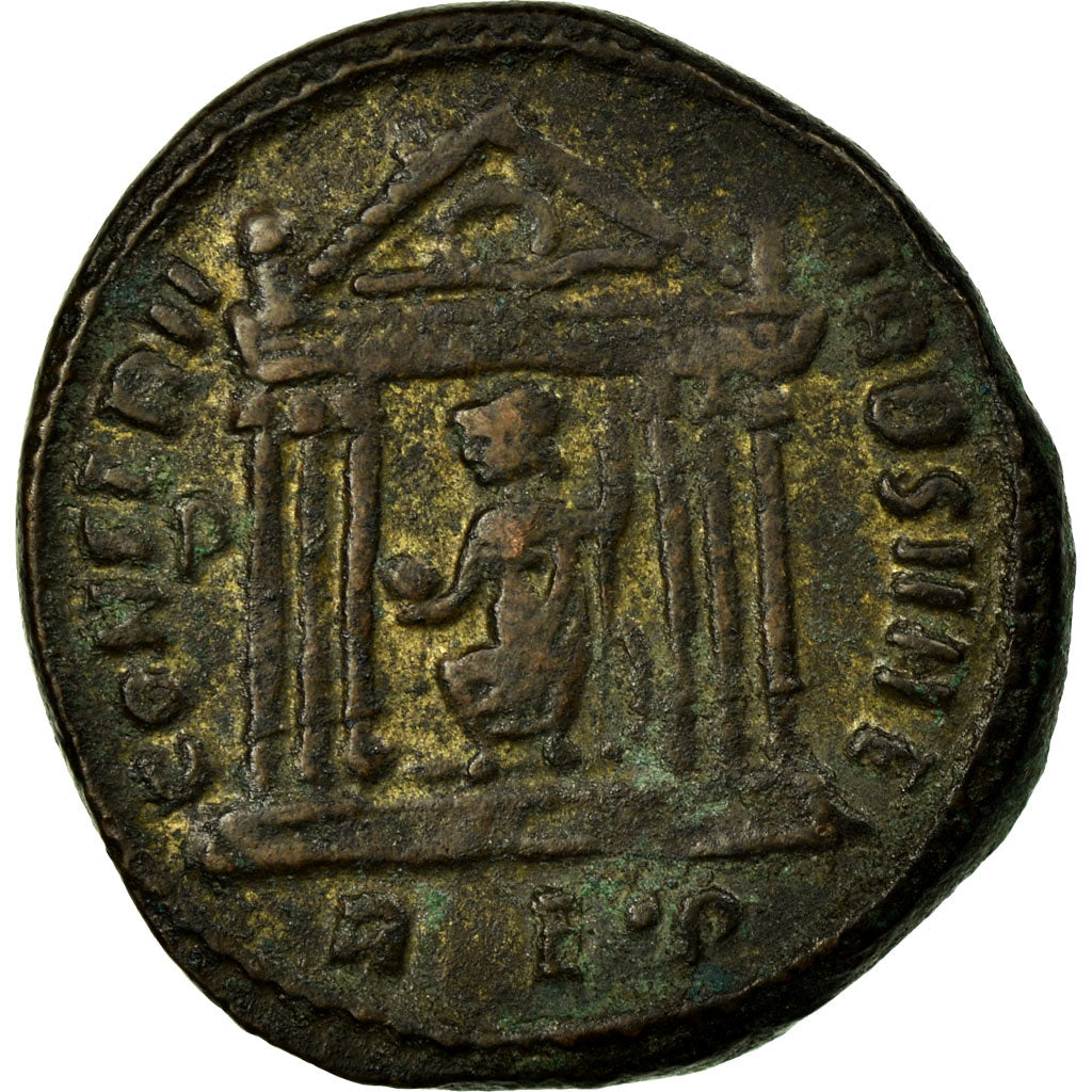Coin, Maxentius, Follis, AU(50-53), Copper, Cohen:21