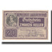 Banknot, Austria, Laakirchen O.Ö. Gemeinde, 20 Heller, Diligence, 1920