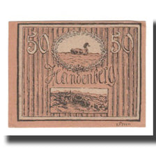 Billete, Austria, Handenberg O.Ö. Gemeinde, 50 Heller, Texte 2, 1920