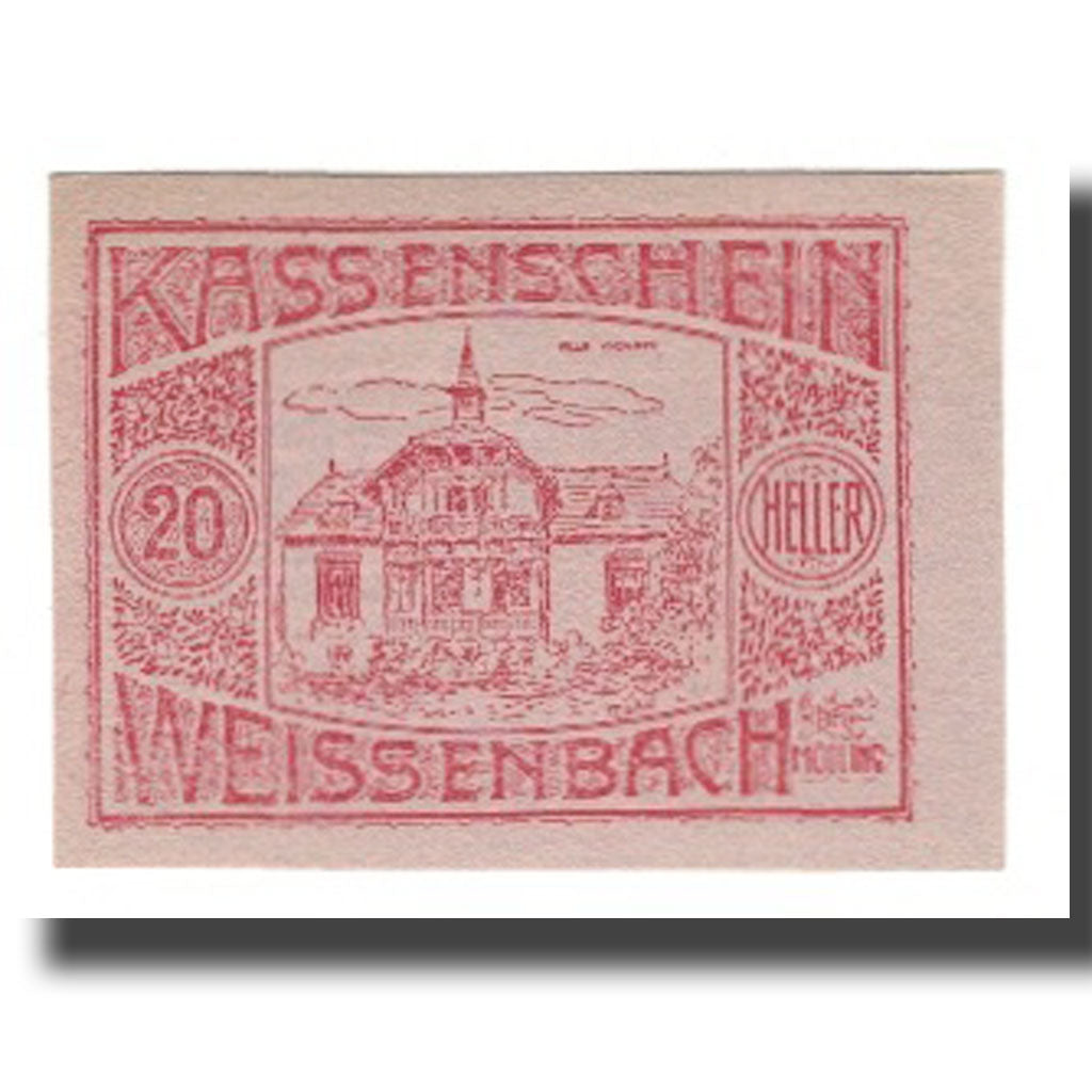 Geldschein, Österreich, Weissenbach bei Mödling N.Ö. Gemeinde, 20 Heller