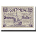 Geldschein, Österreich, Königswiesen O.Ö. Marktgemeinde, 20 Heller, texte 1