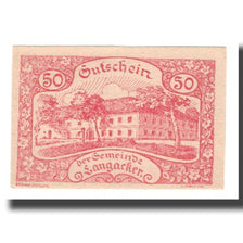 Banconote, Austria, Langacker bei Perg O.Ö. Gemeinde, 50 Heller, Texte 2, 1920