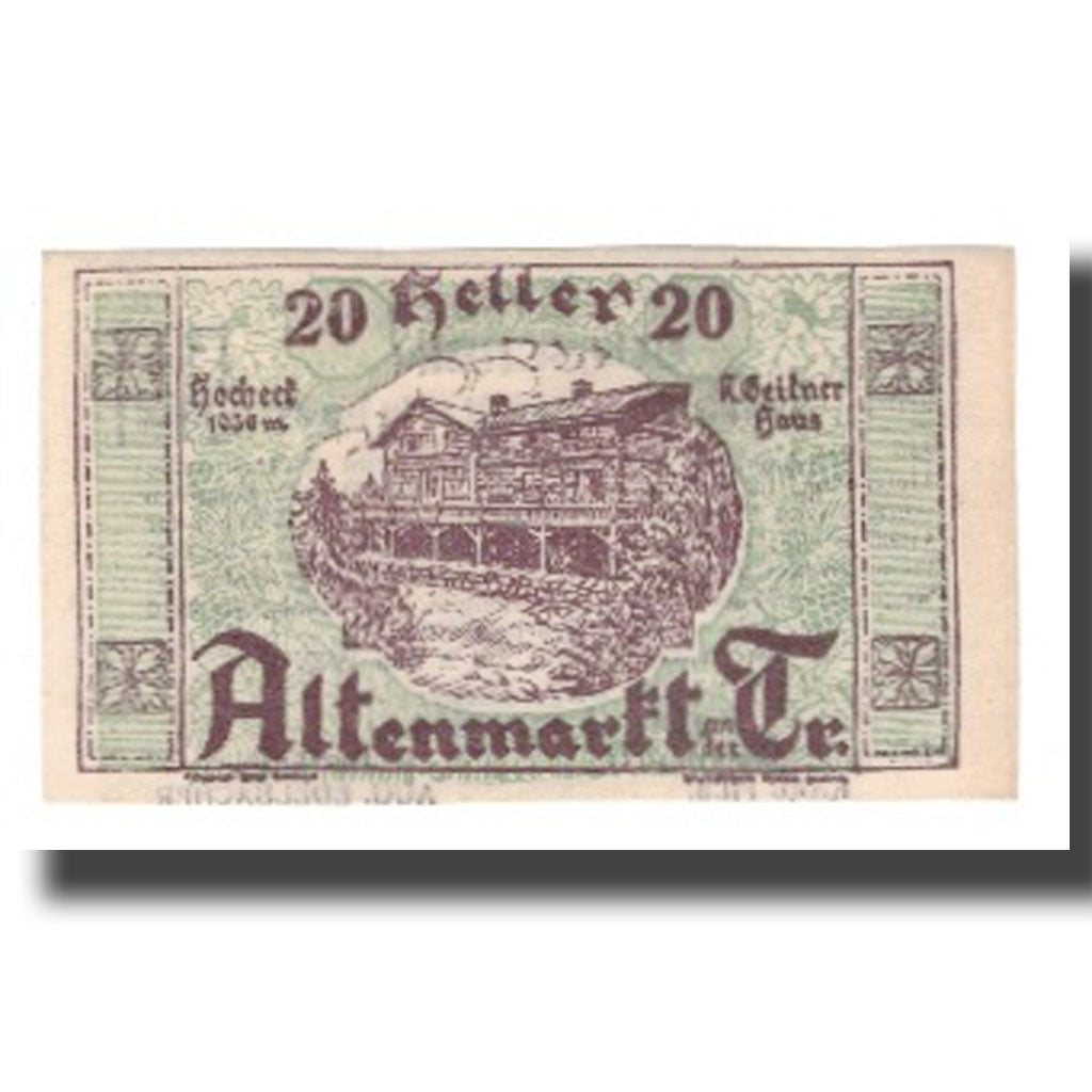 Geldschein, Österreich, Altenmarkt a.d. Triesting N.Ö. Markgemeinde, 20