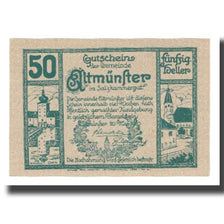 Banknote, Austria, Altmünster O.Ö. Gemeinde, 50 Heller, paysage 1, 1920