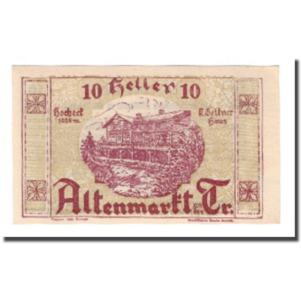 Geldschein, Österreich, Altenmarkt a.d. Triesting N.Ö. Markgemeinde, 10