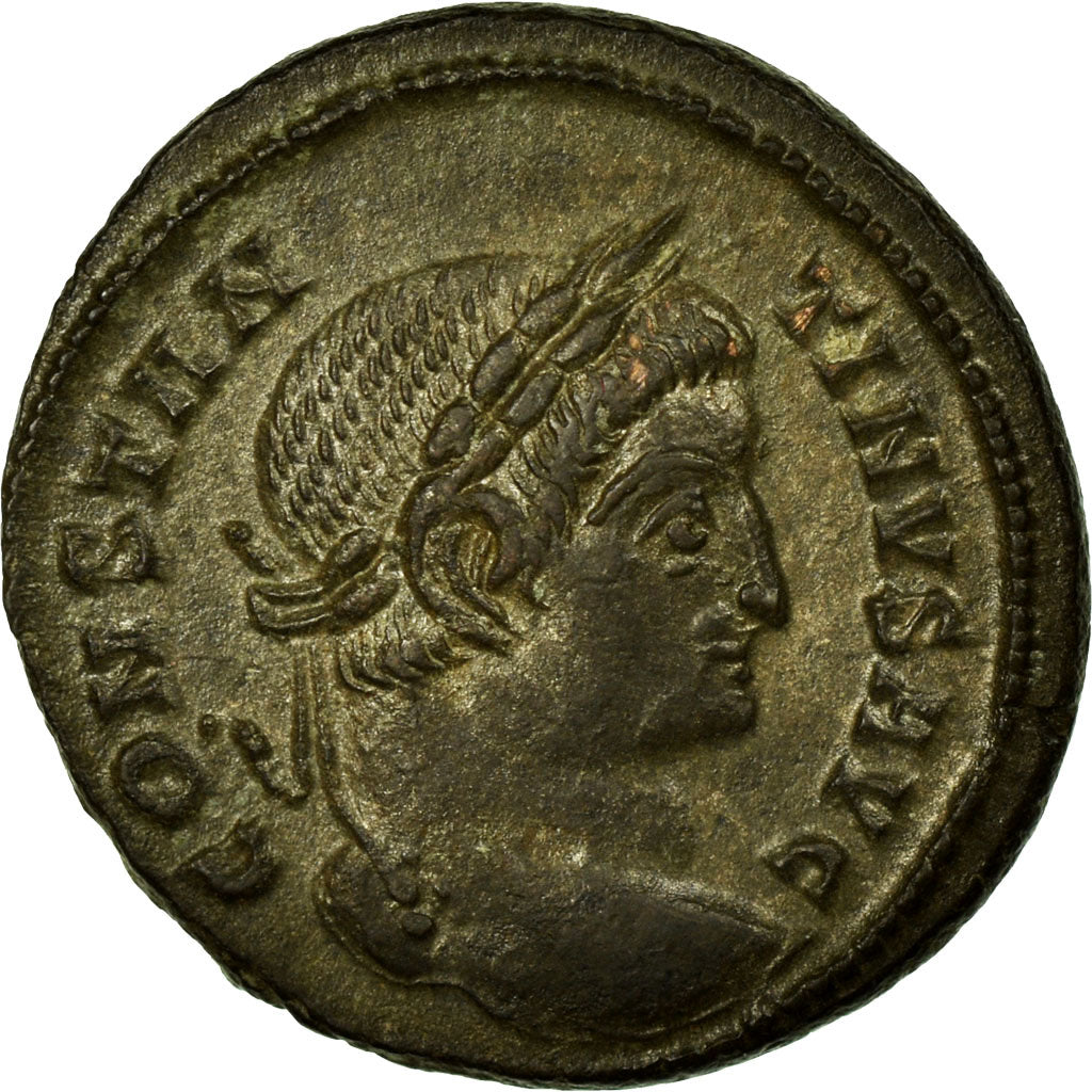 Coin, Constantine I, Nummus, Lyons, AU(55-58), Copper, Cohen:15