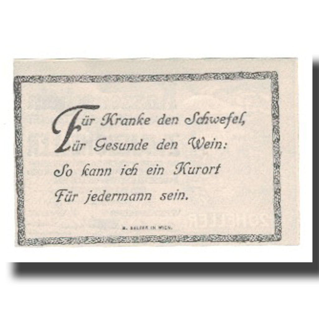 Banknote, Austria, Baden Stadtgemeinde, 20 Heller, texte 1, 1920, 1920-12-31
