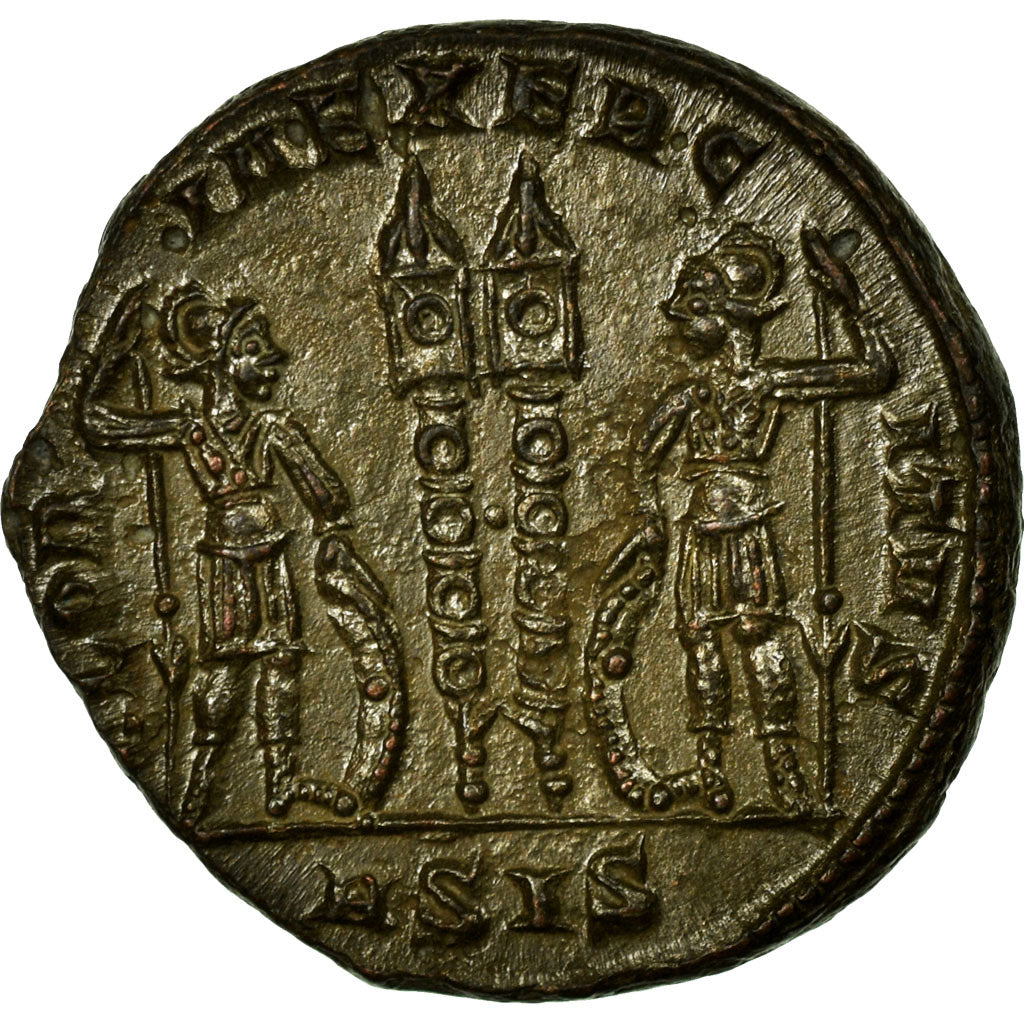 Coin, Constantine I, Nummus, Siscia, AU(55-58), Copper, Cohen:254