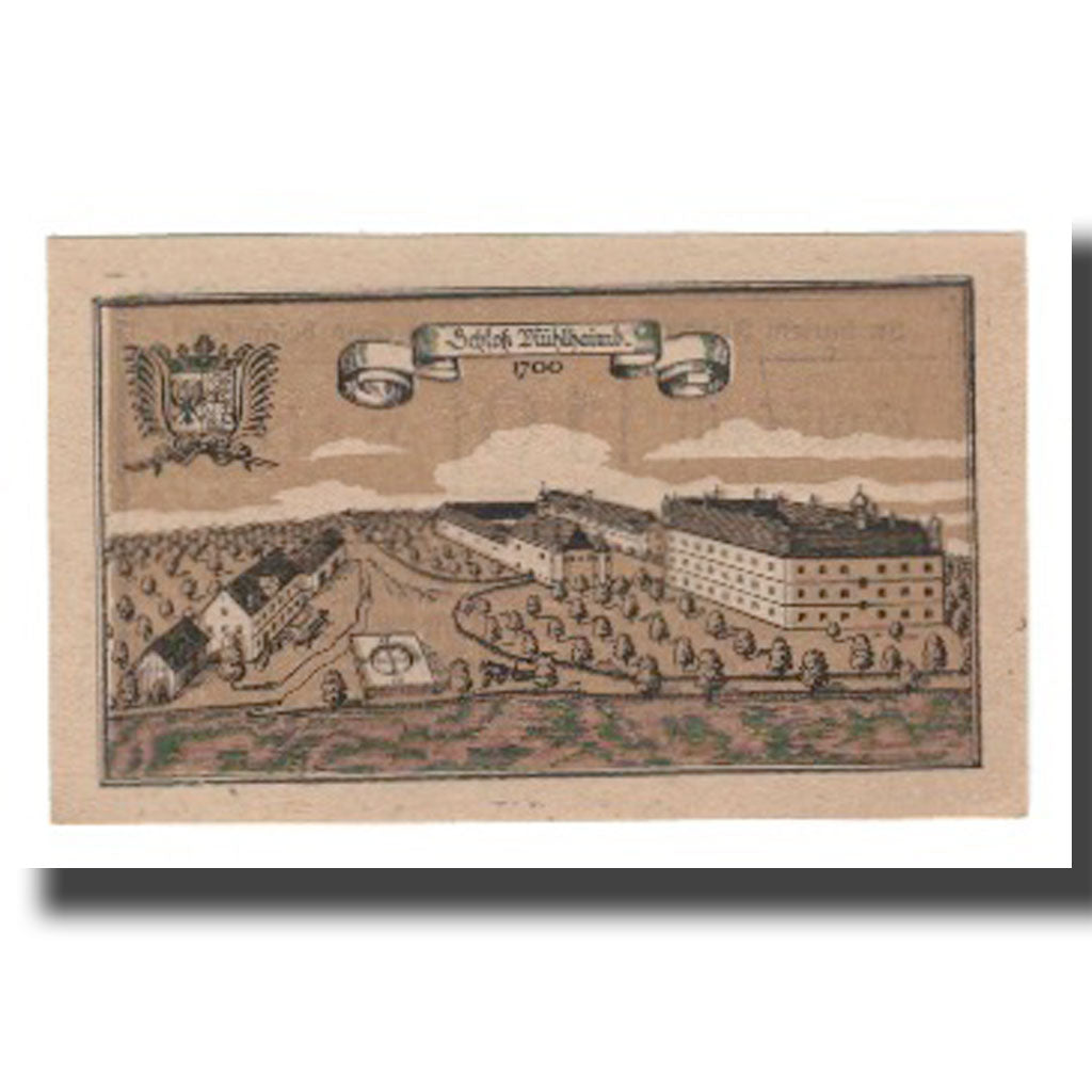 Banknot, Austria, Mühlheim O.Ö. Gemeinde, 10 Heller, paysage, 1920