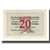 Banknote, Austria, Bischofshofen Sbg. Marktgemeinde, 20 Heller, valeur faciale
