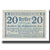 Banknot, Austria, Linz O.Ö. Stadtgemeinde, 20 Heller, Texte 2, 1920