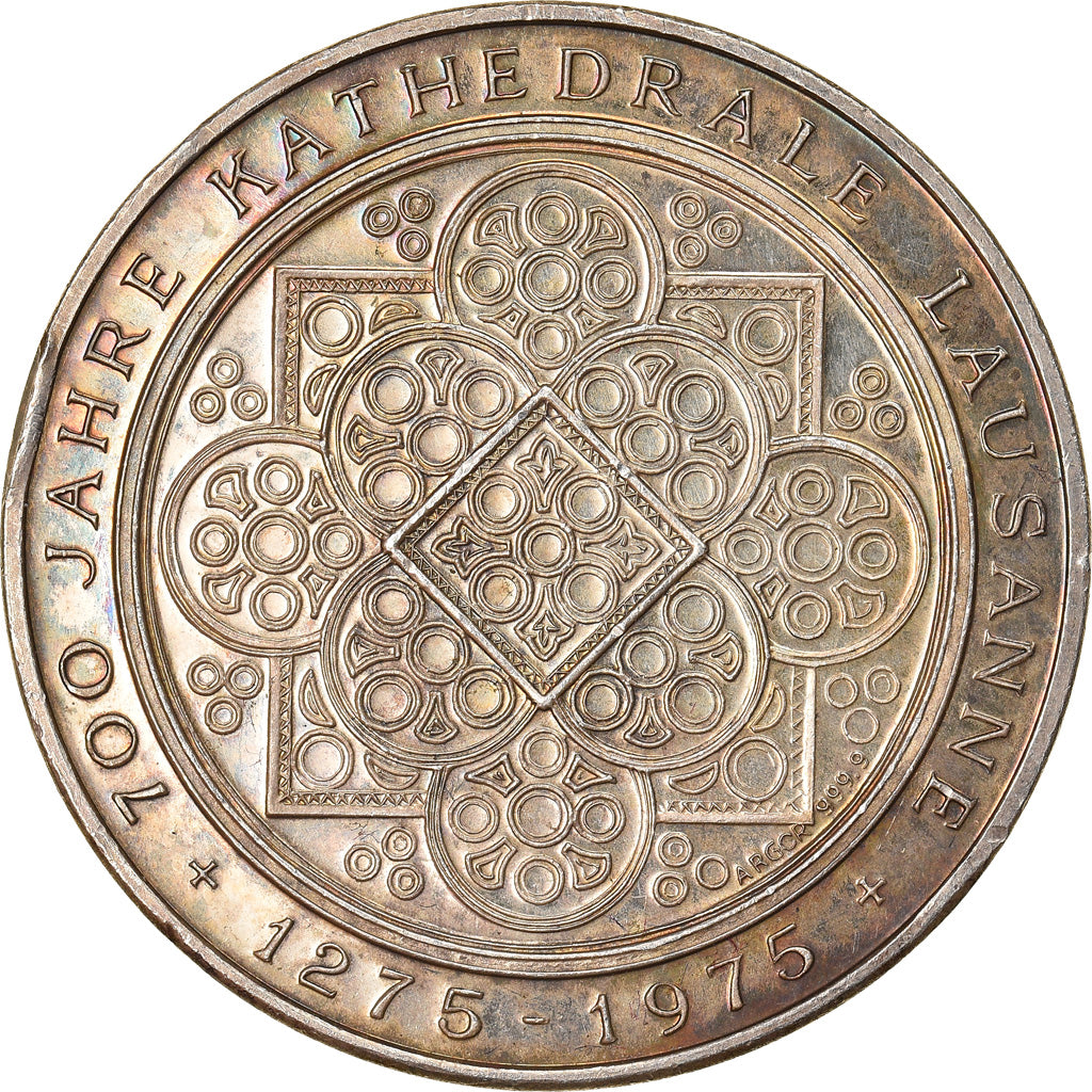 Suisse, Médaille, 700ème Anniversaire de la Cathédrale de Lausanne, 1975