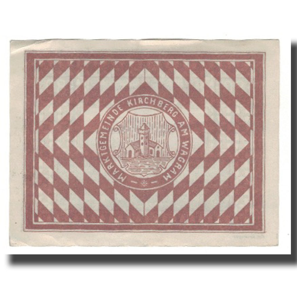 Banknot, Austria, Kirchberg am Wagram N.Ö. Marktgemeinde, 80 Heller, Blason