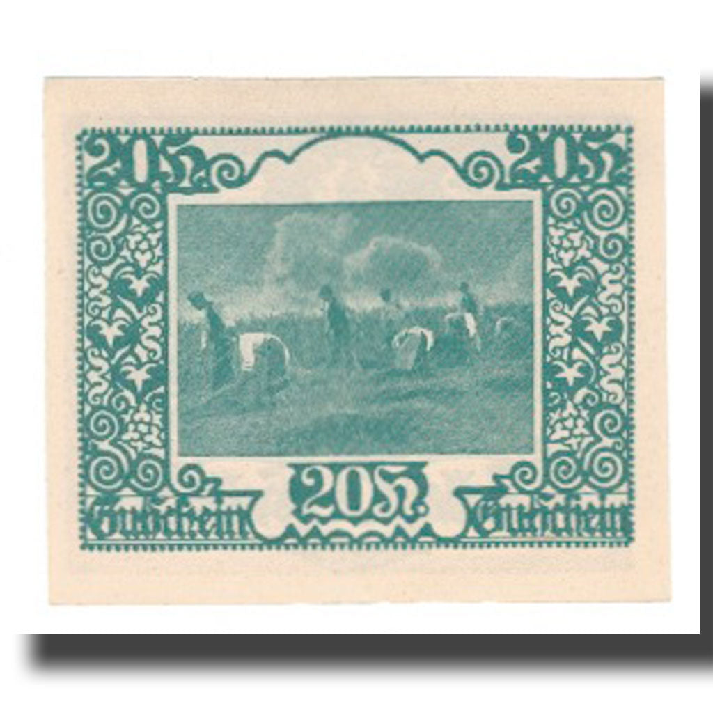 Banknot, Austria, St. Marienkirchen bei Schärding O.Ö. Gemeinde, 20 Heller
