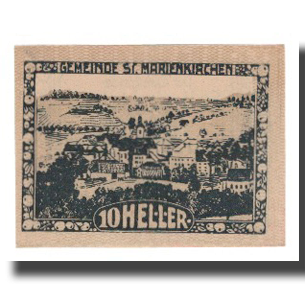 Geldschein, Österreich, St. Marienkirchen an der Polsenz O.Ö. Gemeinde, 10