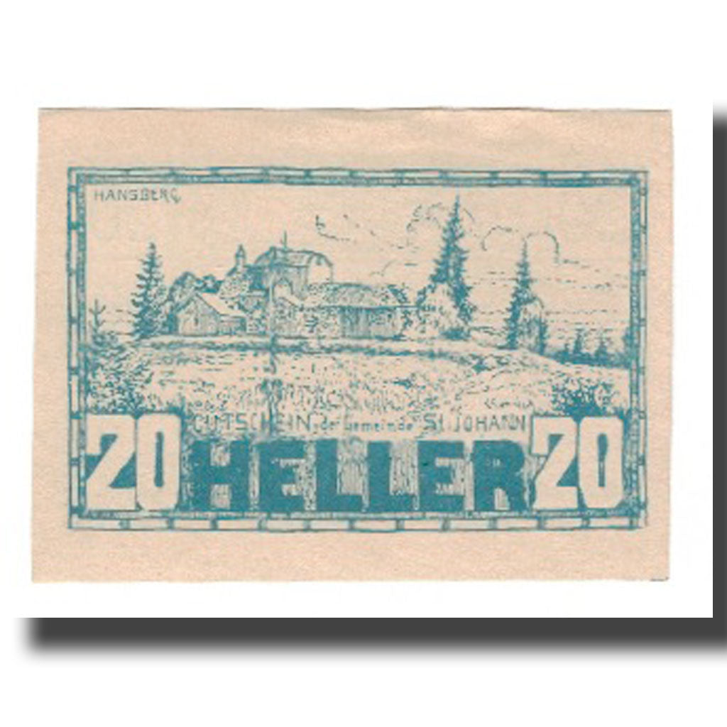 Banknot, Austria, St. Johann Am Wimberg O.Ö. Gemeinde, 20 Heller, Texte 4