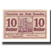 Banknot, Austria, Gmunden O.Ö. Stadt, 10 Heller, texte 1, 1920, 1920-01-03
