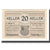 Geldschein, Österreich, Schärding O.Ö. Stadtgemeinde, 20 Heller, personnage
