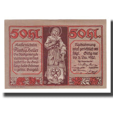 Banknote, Austria, Rattenberg Tirol Stadt, 50 Heller, paysage 1, 1920