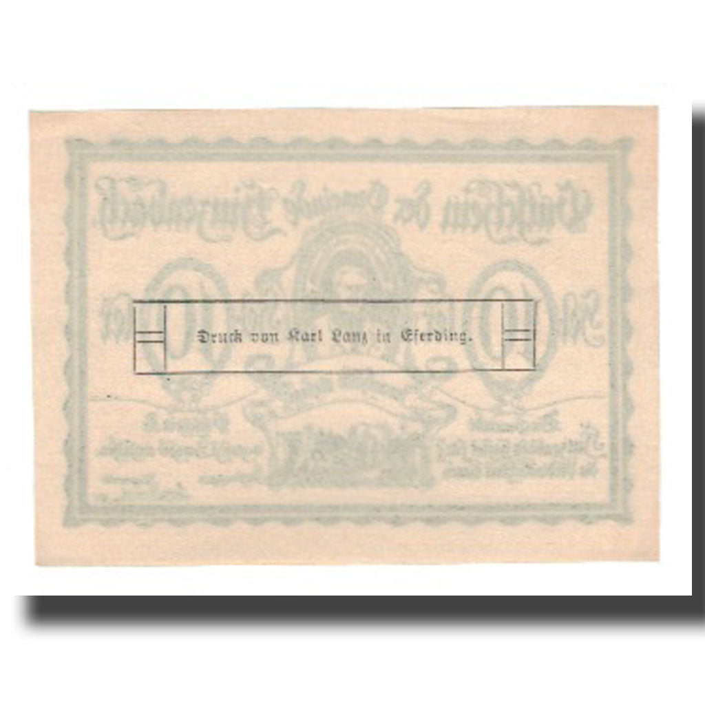 Geldschein, Österreich, Hinzenbach O.Ö. Gemeinde, 10 Heller, Imprimeur, 1920