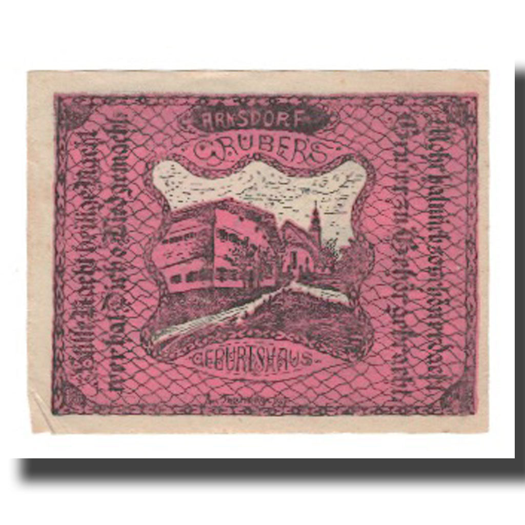 Banknot, Austria, Lamprechtshausen bei Salzburg Sbg. Gemeinde, 50 Heller, maison
