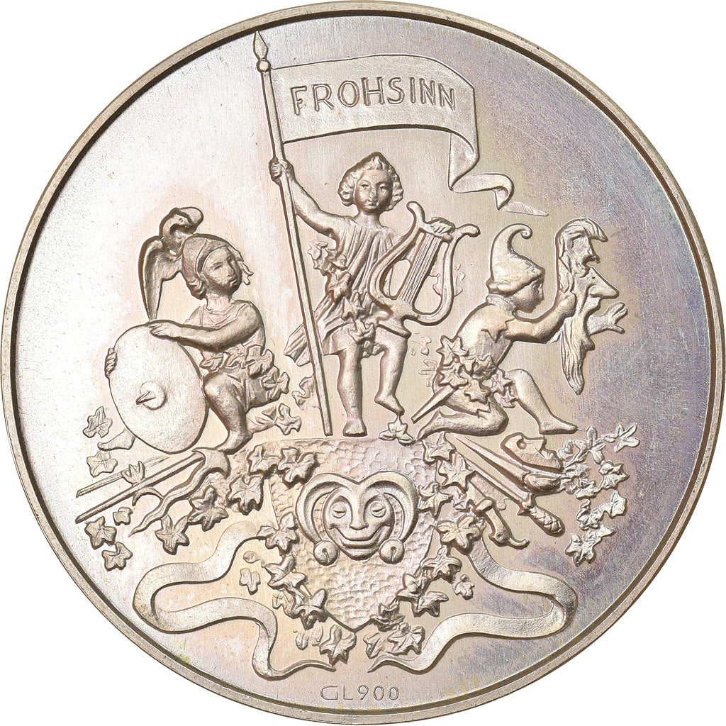 Suisse, Médaille, 125 Jahre Frohsinngeselischaft, 1976, SPL, Argent