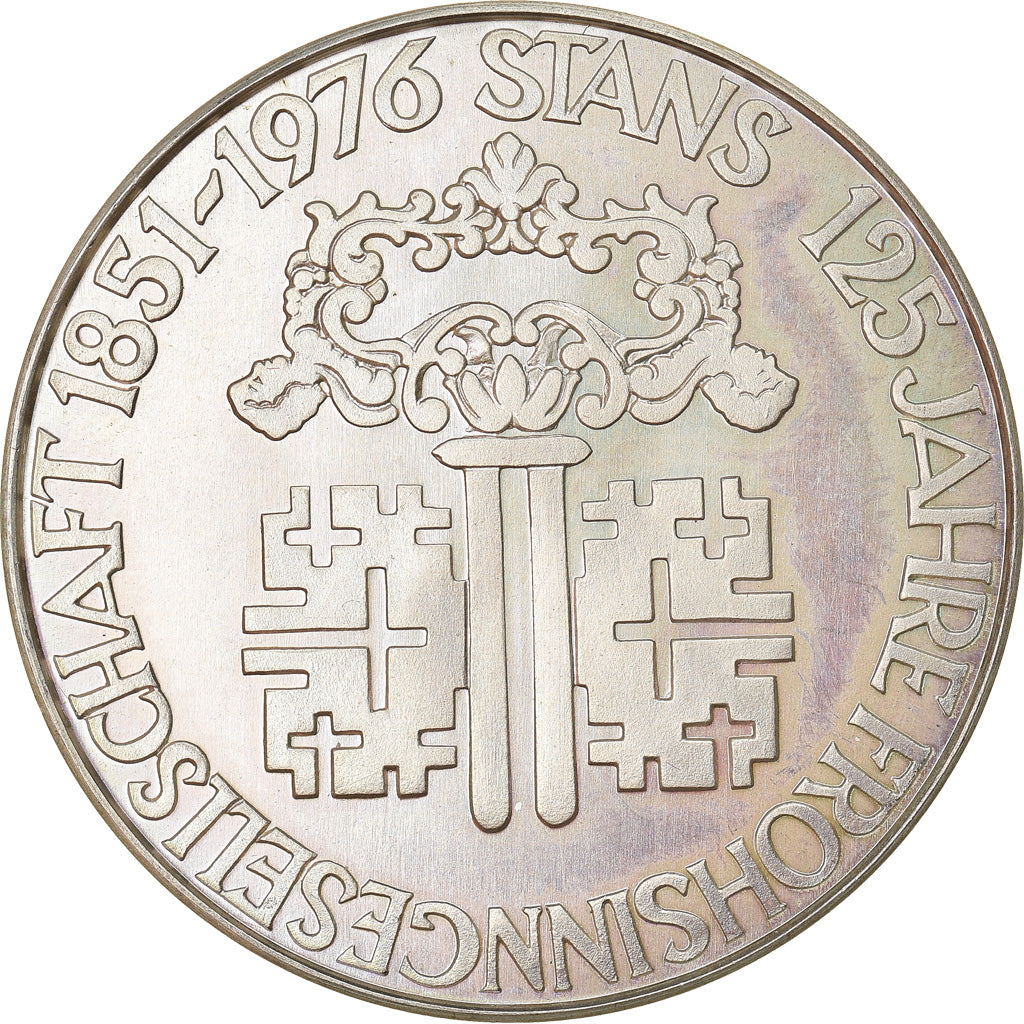 Suisse, Médaille, 125 Jahre Frohsinngeselischaft, 1976, SPL, Argent