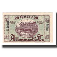 Nota, Áustria, Altenmarkt a.d. Triesting N.Ö. Markgemeinde, 20 Heller, Texte