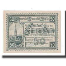 Banknote, Austria, Neumarkt im Mühlkreis O.Ö. Gemeinde, 50 Heller, Texte