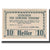 Banknot, Austria, Pinsdorf O.Ö. Gemeinde, 10 Heller, valeur faciale, 1920