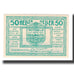 Banknote, Austria, Ried bei Mauthausen O.Ö. Gemeinde, 50 Heller, village, 1920
