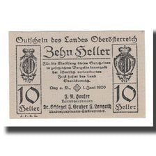 Banknote, Austria, Oberösterreich O.Ö. Land, 10 Heller, N.D, 1920, 1920-06-01