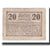 Geldschein, Österreich, Lohnsburg O.Ö. Gemeinde, 20 Heller, N.D, 1920