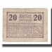 Banknot, Austria, Lohnsburg O.Ö. Gemeinde, 20 Heller, N.D, 1920, 1920-12-31