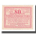 Geldschein, Österreich, Strassen, 80 Heller, texte 1, 1920, 1920-08-31, VZ