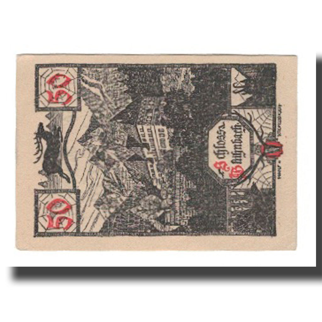 Banknote, Austria, Werfen Land Sbg. Gemeinde, 50 Heller, paysage 2, 1920