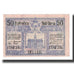 Banknote, Austria, Laa An Der Thaya, Stadtgemeinde, 50 Heller, Texte 3, 1920