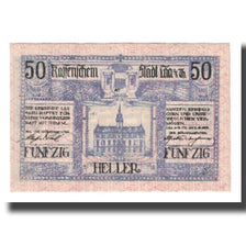 Banknote, Austria, Laa An Der Thaya, Stadtgemeinde, 50 Heller, Texte 4, 1920