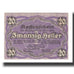Banknote, Austria, Wien N.Ö. Stadtgemeinde, 20 Heller, Texte, 1920, 1920-06-30