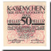 Geldschein, Österreich, Stockerau N.Ö. Stadt, 50 Heller, Texte, 1920