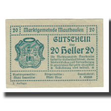 Nota, Áustria, Mauthausen O.Ö. Marktgemeinde, 20 Heller, personnage
