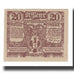 Banknot, Austria, St. Peter am Wimberg O.Ö. Gemeinde, 20 Heller, personnage
